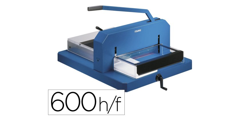 Guillotina de palanca dahle 846 din a3 longitud de corte 430 mm capacidad de corte 600 hojas