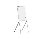 Pizarra blanca rocada para conferencias lacada magnetica metalica con brazo extensible lateral para 2 hojas 68x104 cm