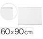 Pizarra blanca bi-office earth lacada magnetica marco de aluminio 600x900 mm