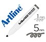 Rotulador artline fluorescente ek-660 gris pastel punta biselada