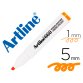 Rotulador artline fluorescente ek-660 naranja pastel punta biselada