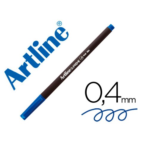 Rotulador artline supreme epfs200 fine liner punta de fibra azul 0,4 mm