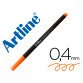 Rotulador artline supreme epfs200 fine liner punta de fibra naranja oscuro 0,4 mm