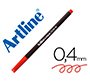 Rotulador artline supreme epfs200 fine liner punta de fibra rojo oscuro 0,4 mm