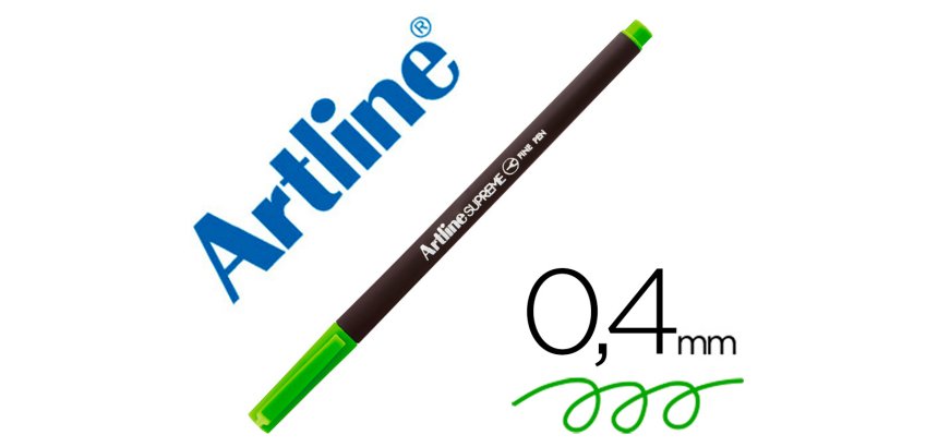 Rotulador artline supreme epfs200 fine liner punta de fibra amarillo limon 0,4 mm