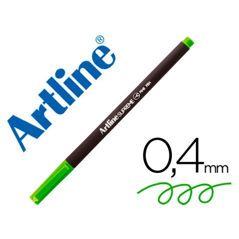 Rotulador artline supreme epfs200 fine liner punta de fibra amarillo limon 0,4 mm