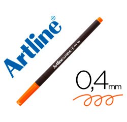Rotulador artline supreme epfs200 fine liner punta de fibra naranja 0,4 mm