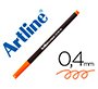 Rotulador artline supreme epfs200 fine liner punta de fibra naranja 0,4 mm