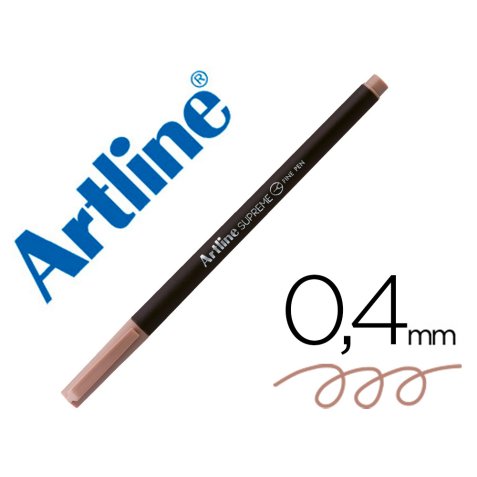 Rotulador artline supreme epfs200 fine liner punta de fibra marron claro 0,4 mm