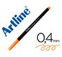 Rotulador artline supreme epfs200 fine liner punta de fibra naranja claro 0,4 mm