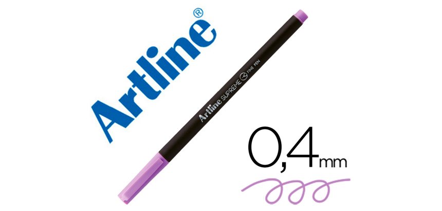 Rotulador artline supreme epfs200 fine liner punta de fibra purpura claro 0,4 mm