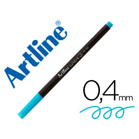 Rotulador artline supreme epfs200 fine liner punta de fibra turquesa palido 0,4 mm