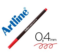 Rotulador artline supreme epfs200 fine liner punta de fibra rojo 0,4 mm