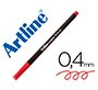 Rotulador artline supreme epfs200 fine liner punta de fibra rojo 0,4 mm