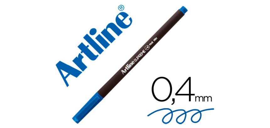 Rotulador artline supreme epfs200 fine liner punta de fibra azul ultramar 0,4 mm