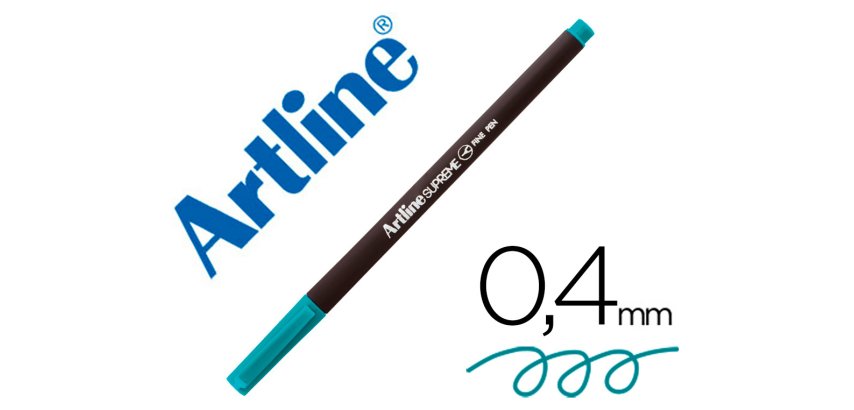 Rotulador artline supreme epfs200 fine liner punta de fibra turquesa 0,4 mm