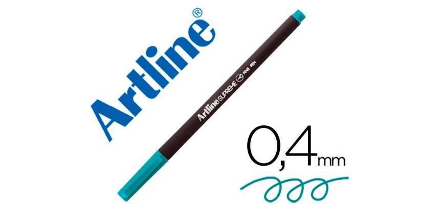 Rotulador artline supreme epfs200 fine liner punta de fibra turquesa 0,4 mm