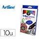 Rotulador artline supreme epfs200 fine liner punta de fibra 0,4 mm bolsa 10 unidades colores surtidos