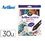 Rotulador artline supreme epfs200 fine liner punta de fibra 0,4 mm bolsa 30 unidades colores surtidos
