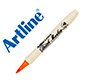 Rotulador artline supreme brush epfs pintura base de agua punta tipo pincel trazo fino naranja