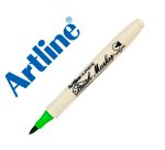 Rotulador artline supreme brush epfs pintura base de agua punta tipo pincel trazo fino verde claro