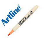 Rotulador artline supreme brush epfs pintura base de agua punta tipo pincel trazo fino albaricoque