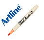 Rotulador artline supreme brush epfs pintura base de agua punta tipo pincel trazo fino albaricoque