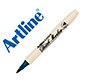 Rotulador artline supreme brush epfs pintura base de agua punta tipo pincel trazo fino verde oscuro