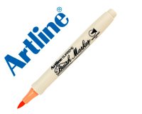 Rotulador artline supreme brush epfs pintura base de agua punta tipo pincel trazo fino ocre