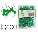 Señalizador de planos q-connect verde caja de 100 unidades