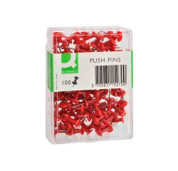 Señalizador de planos q-connect rojo caja de 100 unidades