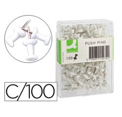Señalizador de planos q-connect blanco caja de 100 unidades