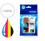 Brother LC422VAL Cartucho pack 4 colores (550 páginas)