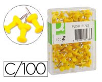 Señalizador de planos q-connect amarillo caja de 100 unidades