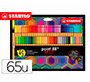 Rotulador stabilo point 88 punta de fibra arty line estuche carton de 65 unidades colores surtidos