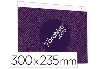 Expositor mural archivo 2000 con taladros ultra transparente din a4 horizontal 300x235 mm
