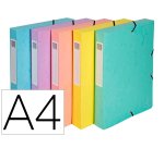 Clasificadores Harmonika ® lomo extensible Aquarel Con goma y ventanas impresas - Tamaño: 24,5x32 cm para: A4