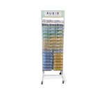 Expositor rubio suelo metalico pequeño cuadernos 400 unidades surtidas