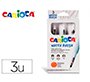 Pincel carioca recargable agua redondo caja de 3 unidades puntas surtidas