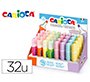 Rotulador carioca fluorescente color pastel expositor de 32 unidades colores surtidos