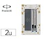 Juego parker im essential acero ct boligrafo + pluma