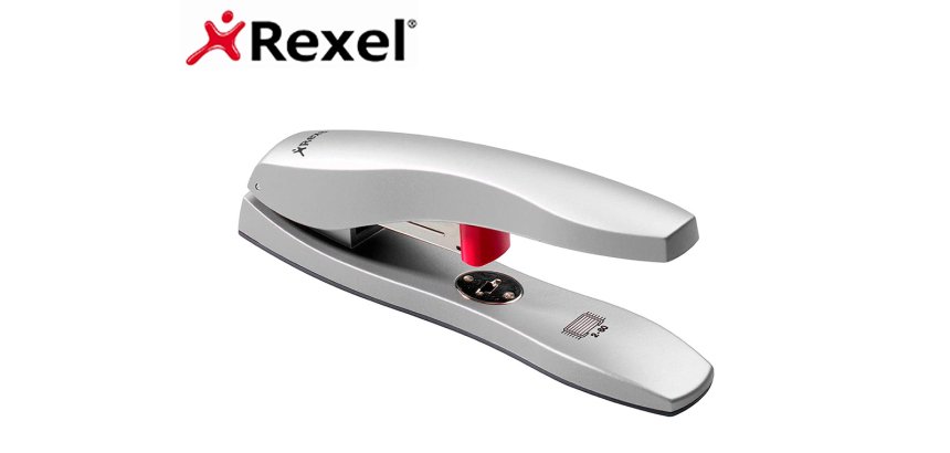 Grapadora rexel odyssey metalica capacidad de grapado 60 hojas usa grapas odyssey color plata