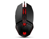 Raton krom kalax gaming optico 800-3200 dpi 7 botones colores led