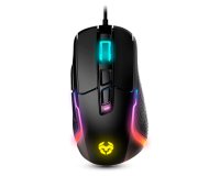 Raton krom kick gaming rgb optico 800-6200 dpi 7 botones iluminacion led rgb rainbow