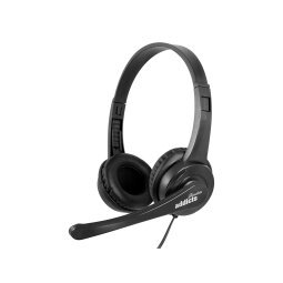 Auricular ngs vox 505 microfono y control de volumen diadema ajustable jack 3,5 mm longitud cable