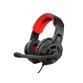 Auricular trust radio gxt411 gaming con microfono ajustable longitud cable 1 mt color negro