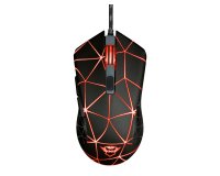 Raton trust gxt133 locx gaming optico luces led 800-4000 ppp 6 botones usb 2.0 cable 1,80 m color negro