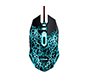 Raton trust gxt105x izza gaming optico luces led 800-4000 ppp 6 botones usb 2.0 cable 1,80 m color negro