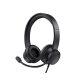 Auricular trust hs-200 con microfono ajustable usb 2,0 longitud cable 1,80 mt color negro