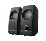 Altavoces trust remo 2.0 potencia maxima 16 w control volumen conexion usb 2.0 jack 3.5 mm color negro